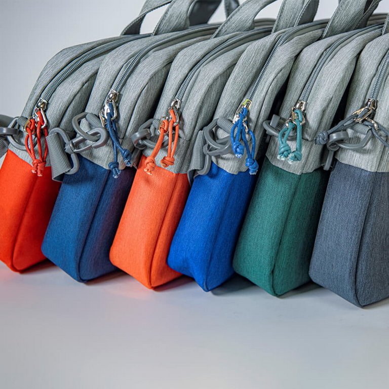 Конференц-сумка "Beam Note" с отделением д/ноутбука, полиэстр, цвет серый/темно серый (39*30*6.5cм)