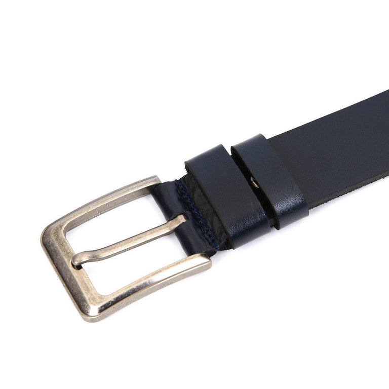 Ремень FABRETTI мужской, натуральная кожа, размер 130, синий