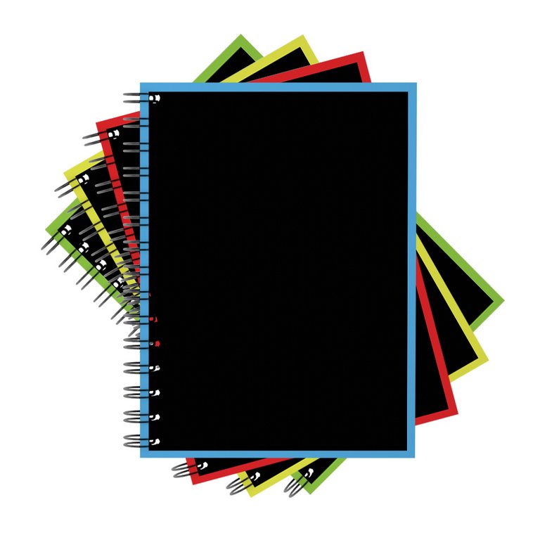 Тетрадь 120 лист кл. А5 на спирали "Accent" ламинация глянцевая ассорти