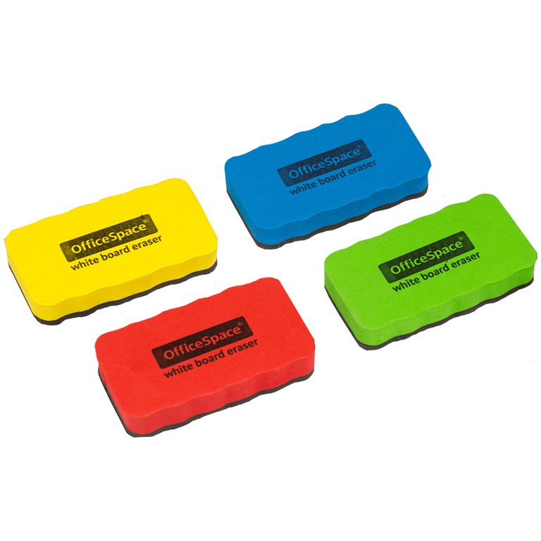 Губка для маркерной доски  107*57*20мм магнитная OfficeSpace