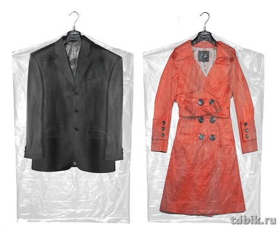 Чехол для одежды 143 x 63 см ПВД