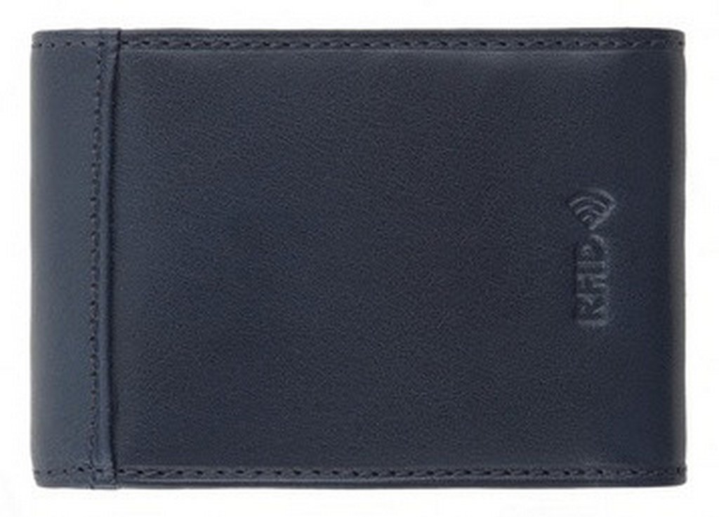 Визитница Tony Perotti 10*7см на 20 визиток, нат. кожа, цвет синий