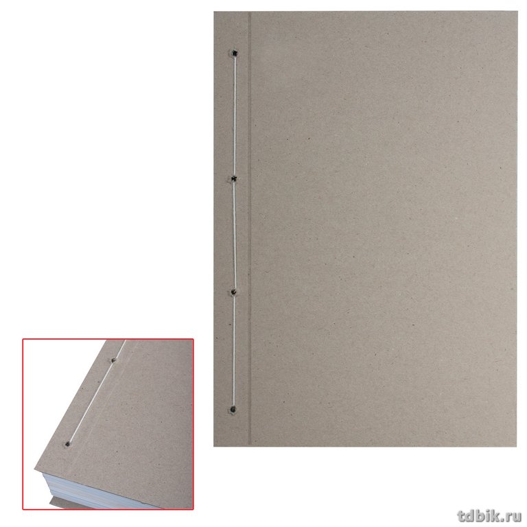 Обложки А4 для прошивки документов, картон 1,25 мм (100 шт)