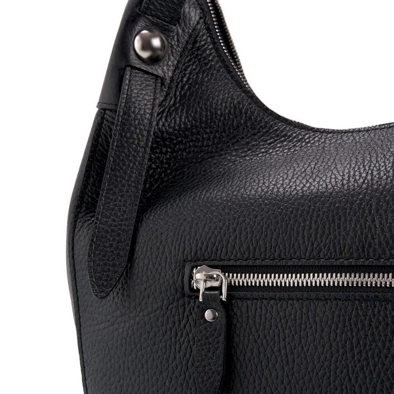 Сумка женская Dr.Koffer 32х23см см, нат.кожа черная