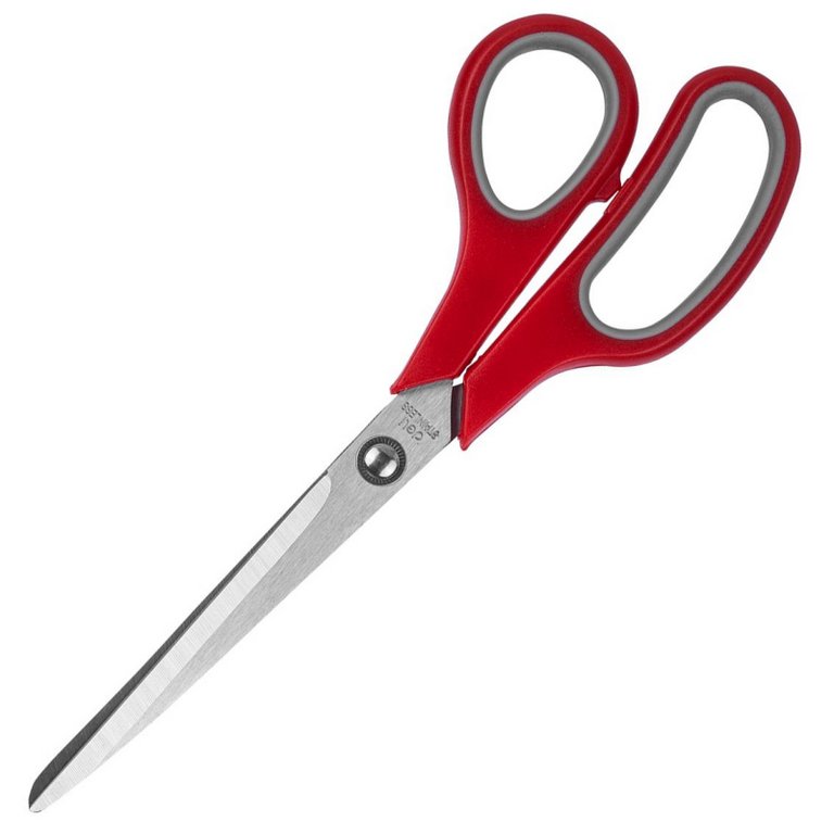 Ножницы 230 мм пластмас. ручки с резин. вставками Deli Essential Soft ассорти