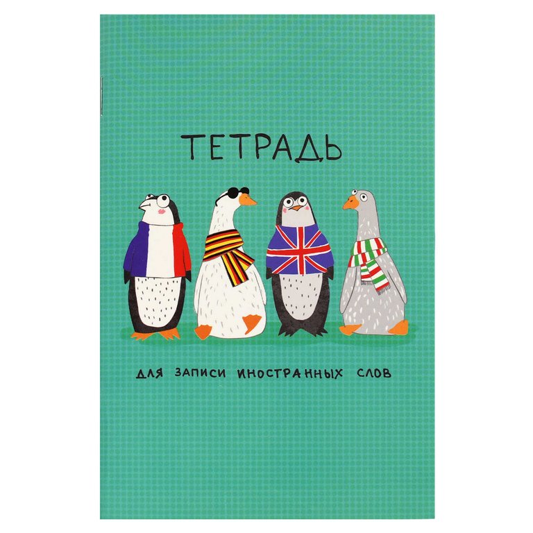 Тетрадь для записи иностранных слов А6  "АРТ-БРАТВА" 32 л.