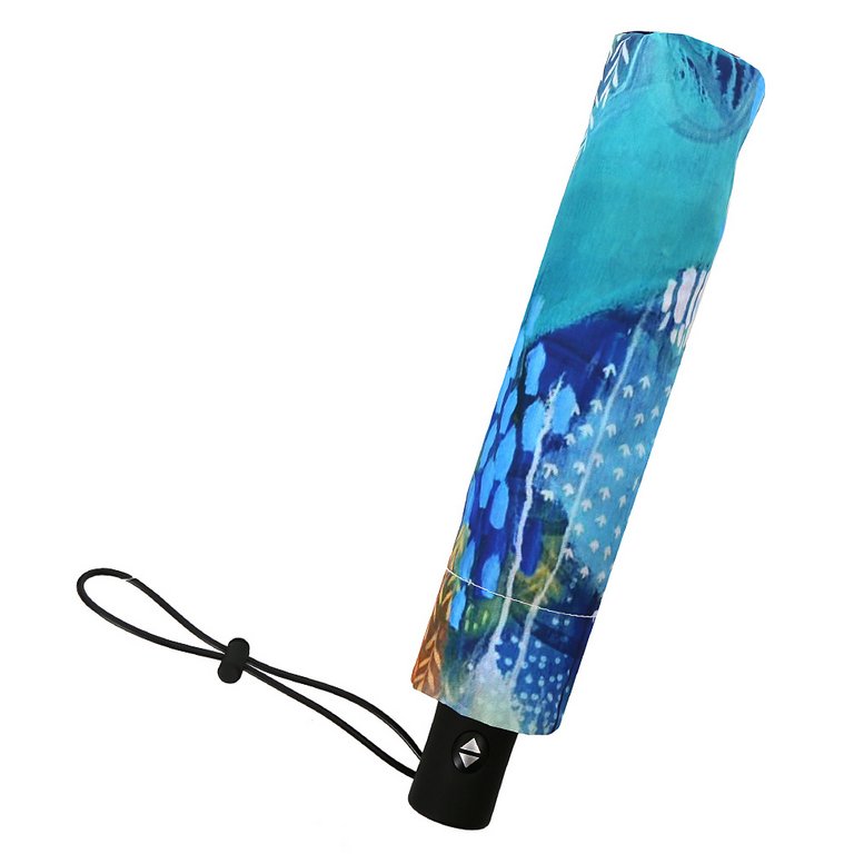 Зонт женский суперавтомат Fabretti, мини , 3 сложения, эпонж