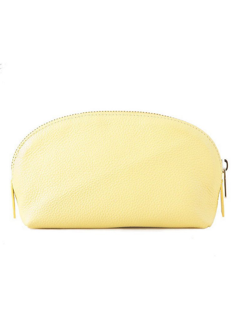 Косметичка женская Frija  Yellow, нат. кожа