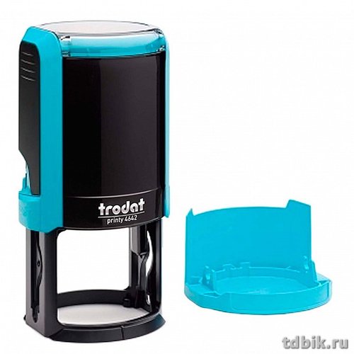 Оснастка для печати диам. 42 мм Trodat корпус голубой