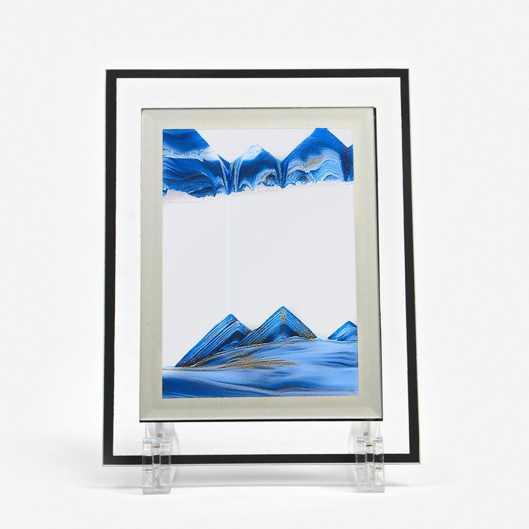 Антистресс картина  "Майя", 13*18 см, песок синий