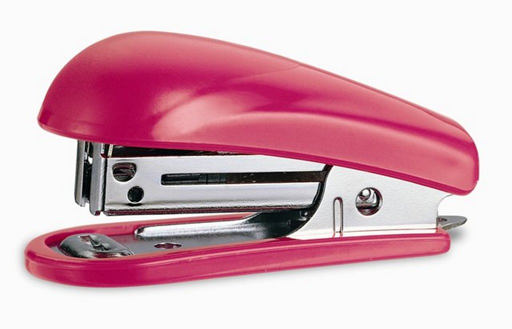 Степлер № 10 мини до 10л KW-trio, цвета в ассортименте с антистеплером