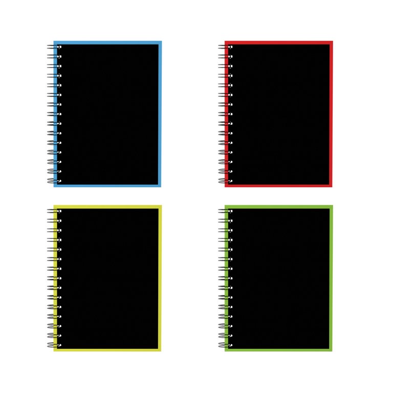 Тетрадь 120 лист кл. А5 на спирали "Accent" ламинация глянцевая ассорти