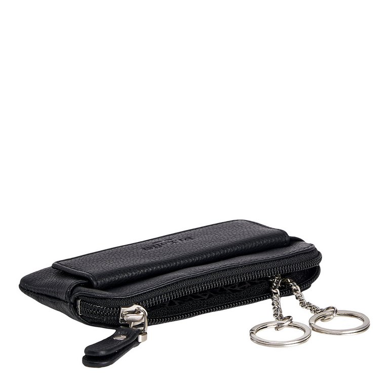 Футляр для ключей Dr.Koffer 7,5*13,5 см чёрный