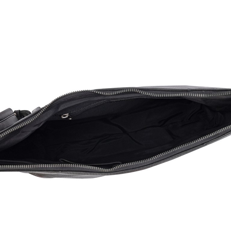 Сумка женская Dr.Koffer 42х30х10см см, нат.кожа черная