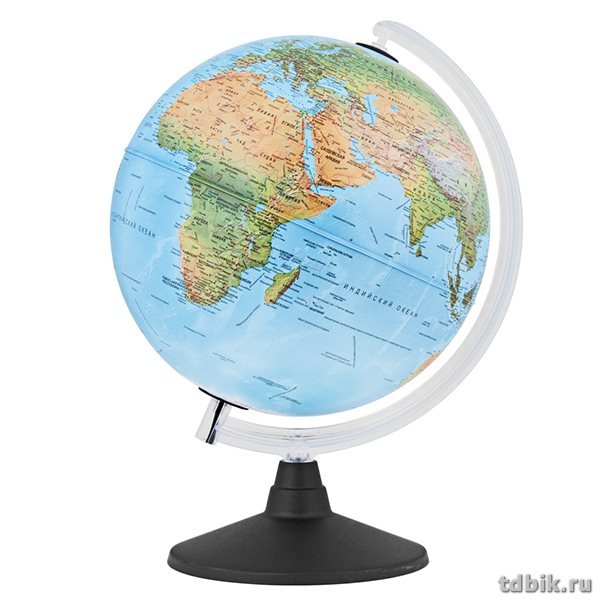 Глобус физический + политический D=40 см с подсветкой Tecnodidat