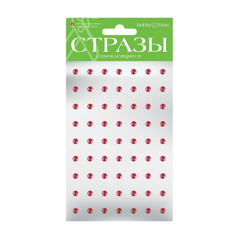 Стразы самоклеящиеся "Классика"  6мм 6 цв.