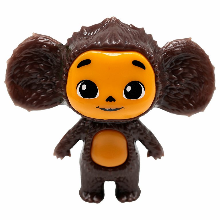 Игрушка - тянучка "Чебурашка" 9 cм, св. коричневый