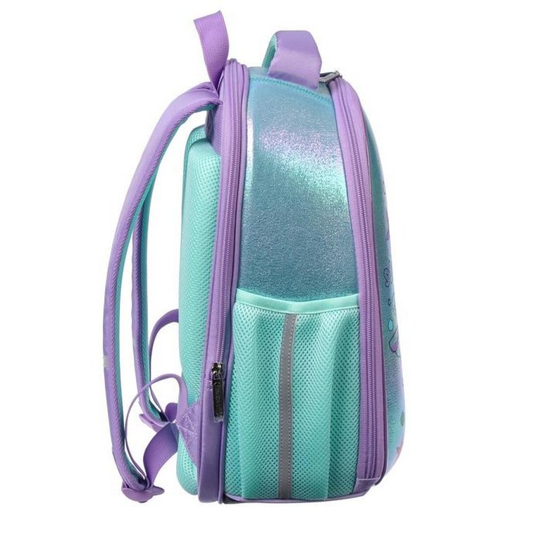 Рюкзак каркасный для девочки Hatber Ergonomic "МЕЧТА РУСАЛКИ" (термосумка) 38*29*16см