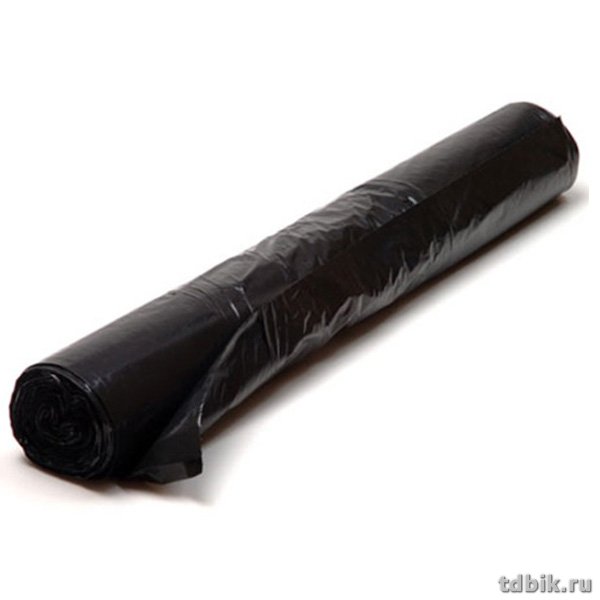 Мешки для мусора 180л. 25 шт/уп (50 мкм) ПВД 90*110 см. черные