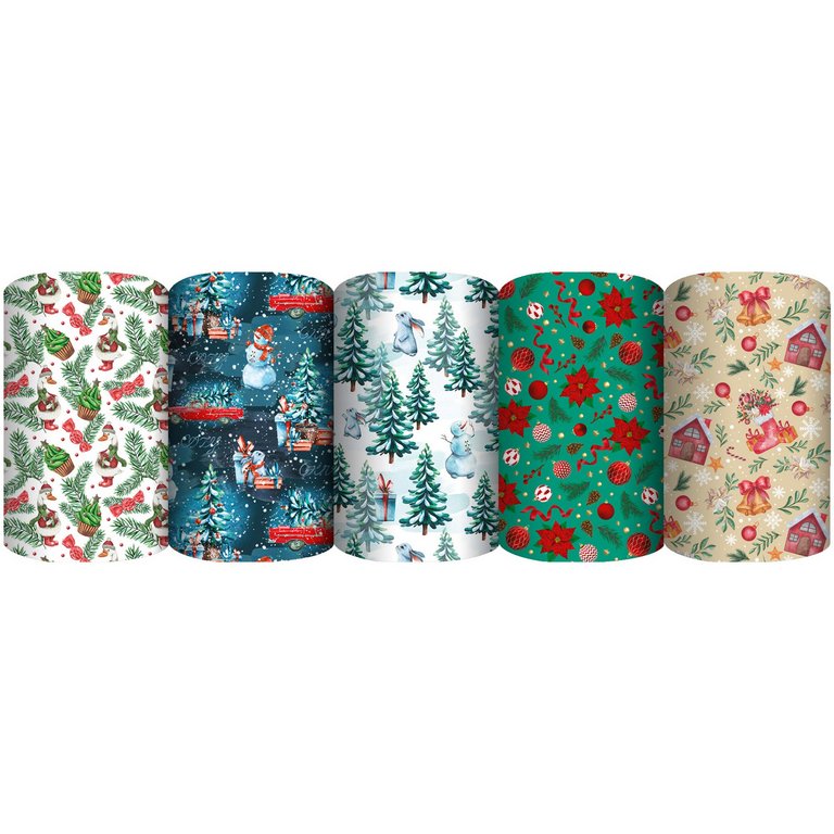 Бумага упаковочная НГ 70*100см  в рулоне (ассорти)