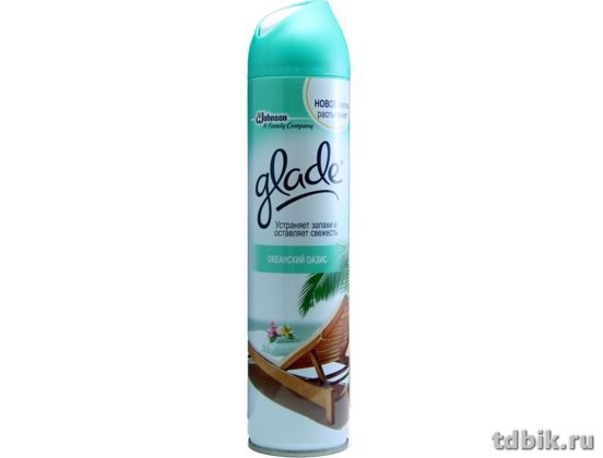 Освежитель воздуха Glade океанский оазис, 300 мл.