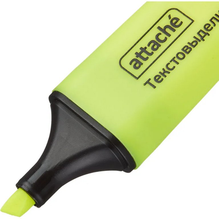 Текст-маркер Attache Colored желтый, 1-5мм