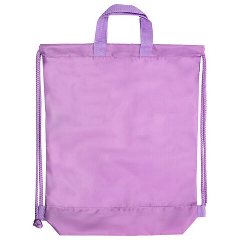 Сумка для обуви для девочки 46*36 см ЮНЛАНДИЯ "Flowers" с ручками, боковой карман на молнии