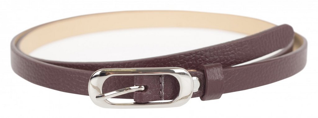 Ремень Alliance нат. кожа,  ширина 15мм, вишня