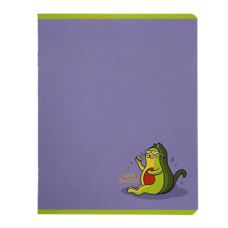 Тетрадь 48 лист кл. А5 на скрепке "Авокот"