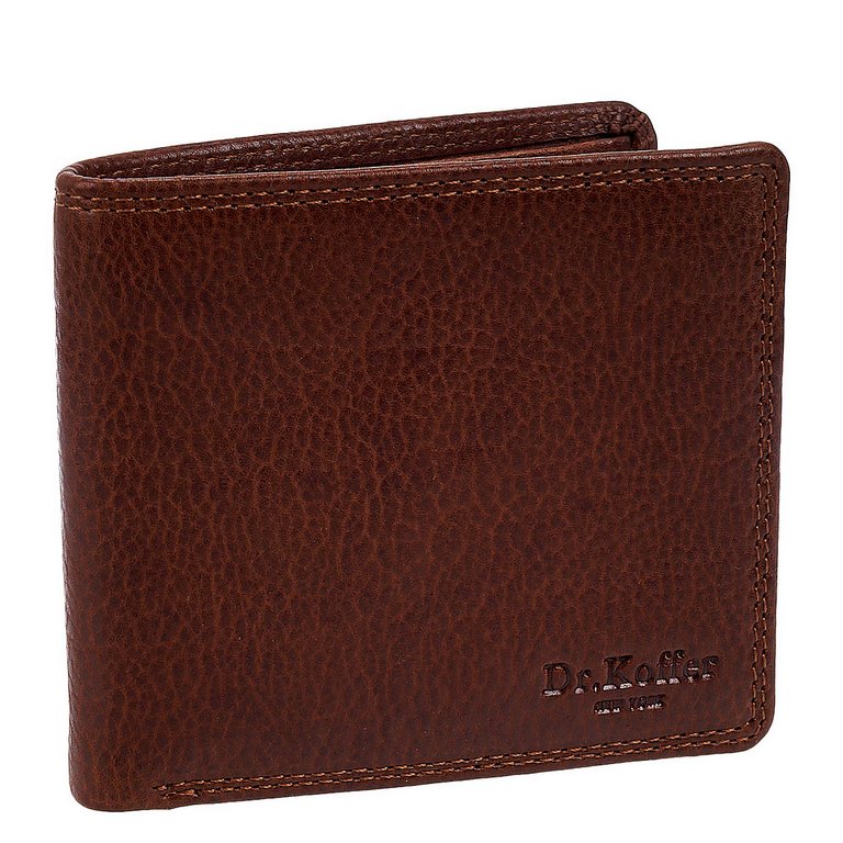 Портмоне Dr.Koffer 11*9,5 см, нат. кожа, светло-коричневый
