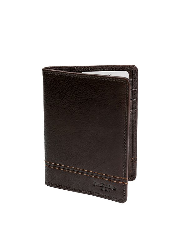 Обложка для паспорта и автодокументов Dr.Koffer нат. кожа, коричневый