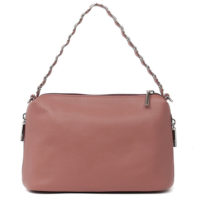 Сумка женская Palio 25х18х10 см, нат. кожа, темно-розовый