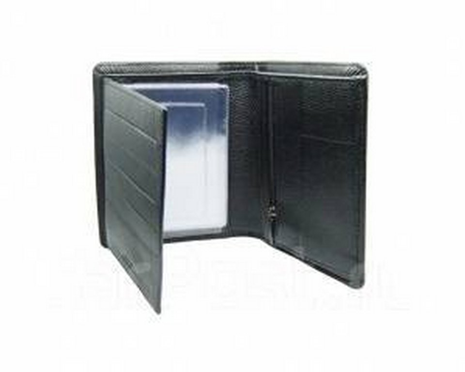 Обложка для документов D.Morelli "Вудроу" нат. кожа, черная