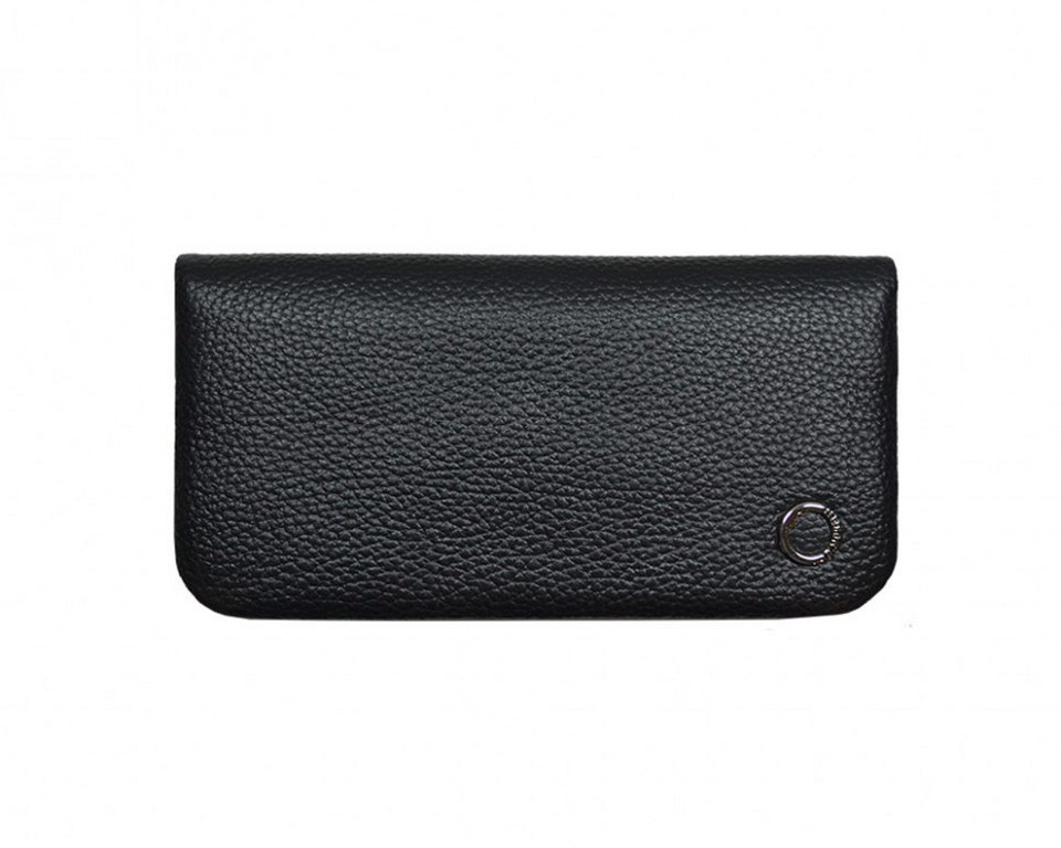 Портмоне D.Morelli женское "Тефия" большое  нат. кожа, черное