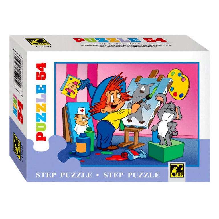 Пазлы   54 дет. "Мультики" Степ Пазл, ассорти