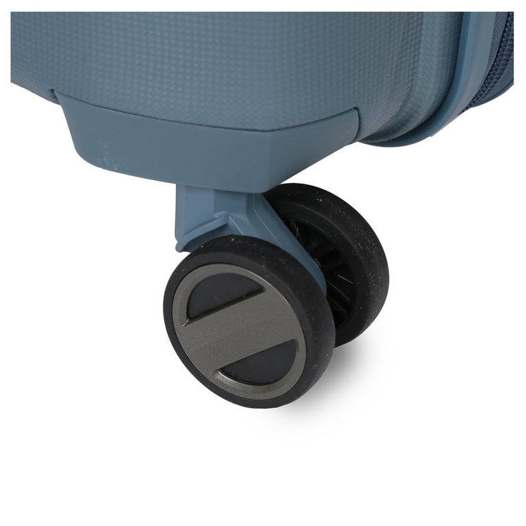Чемодан 4-х колесный FABRETTI 100% полипропилен, 44X65X25см, синий