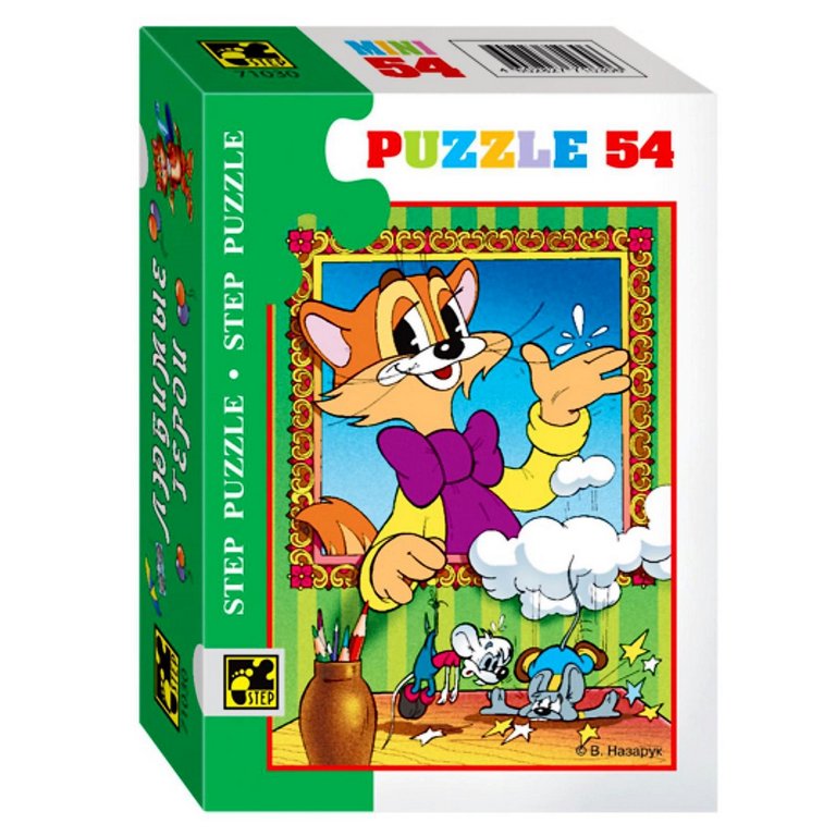 Пазлы   54 дет. "Мультики" Степ Пазл, ассорти