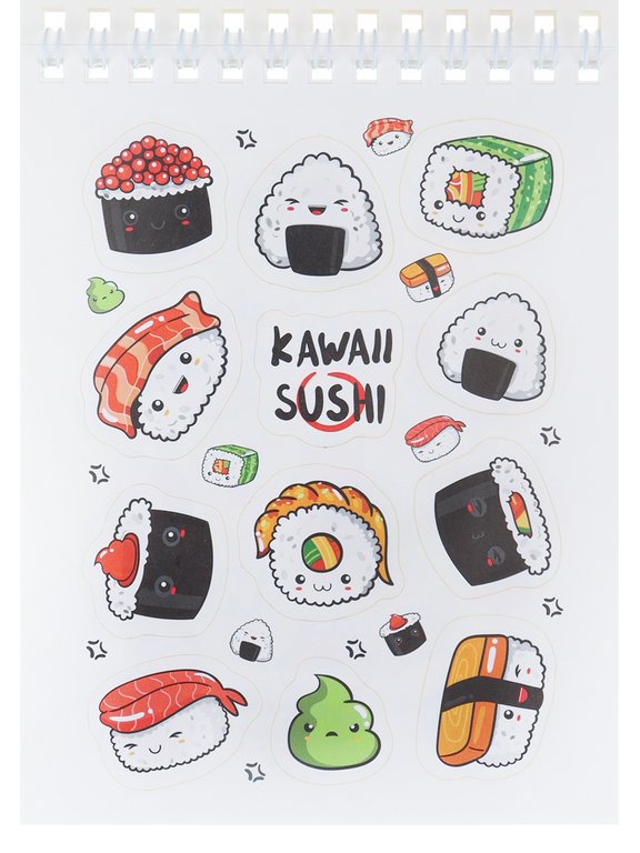 Набор наклеек 150 шт "Мой Кавай" 16л., А6, MILAND