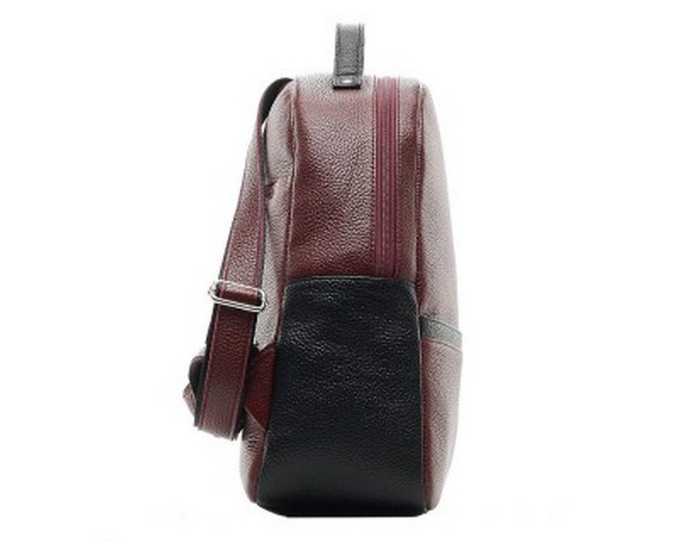 Рюкзак женский Mistral 32*25*12 см, цвет бордо, нат. кожа