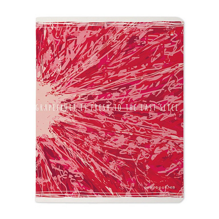 Тетрадь 48 лист кл. А5 на скрепке "EXOTIC FRUITS" 5 ВИДОВ