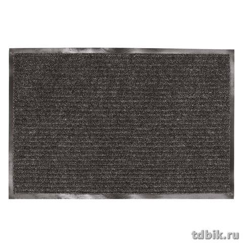 Коврик придверный влаго-грязезащитный черный 120*150см, ворс 7мм
