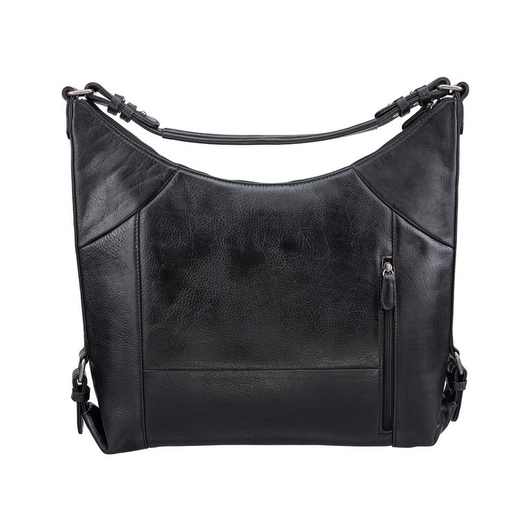 Сумка женская Dr.Koffer 42х30х10см см, нат.кожа черная