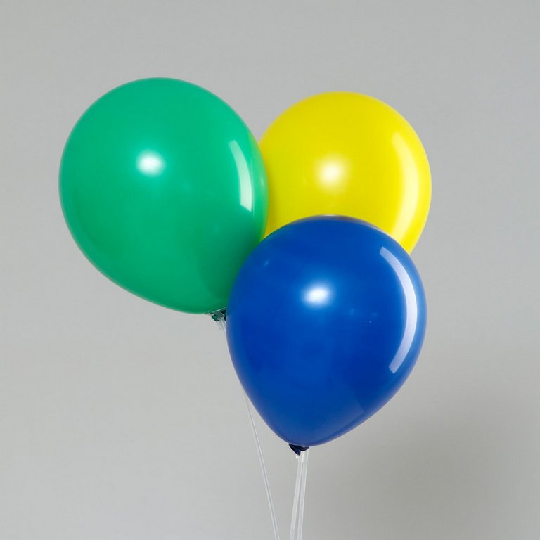 Шар воздушный 12 дюймов (30см)  без рисунка ассорти перламутровые