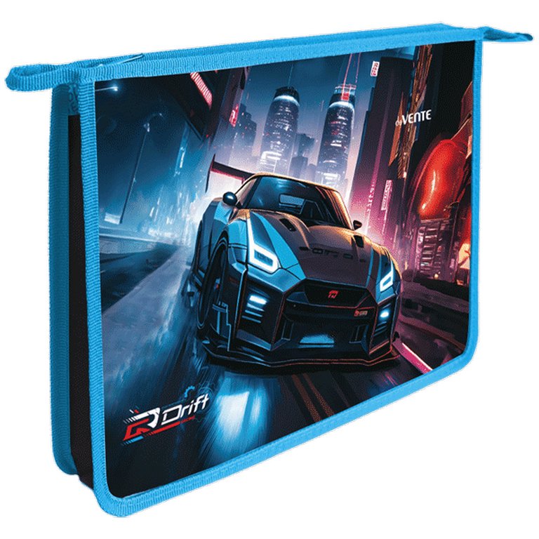 Папка для тетрадей А4 на молнии deVENTE "Drift" с расширением 5 см