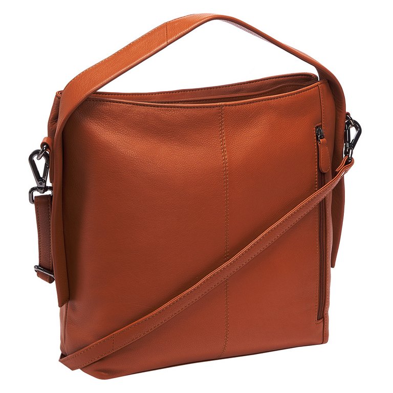 Сумка женская Dr.Koffer 29х30х10см см, нат.кожа коричневая