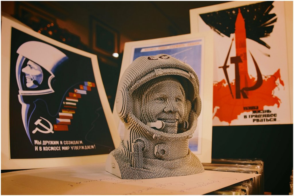 Сборная модель из гофрокартона "Гагарин" h=18см, 119 дет., 6+, 5cult