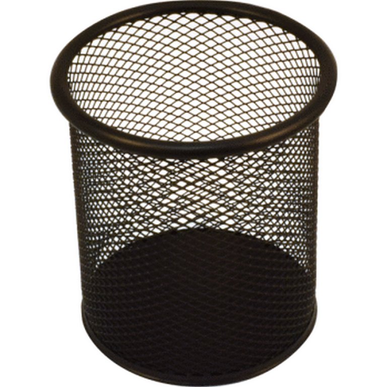 Подставка для ручек металлическая круглая "deVENTE" 80*80*100мм., черная