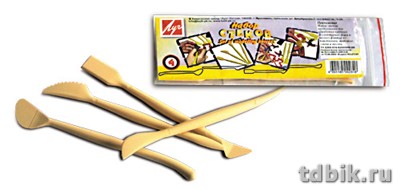 Набор стеков для пластилина 4шт. Луч