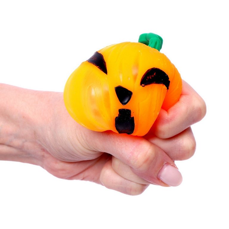 Мялка "Тыковка" 6х6 см, мигающая