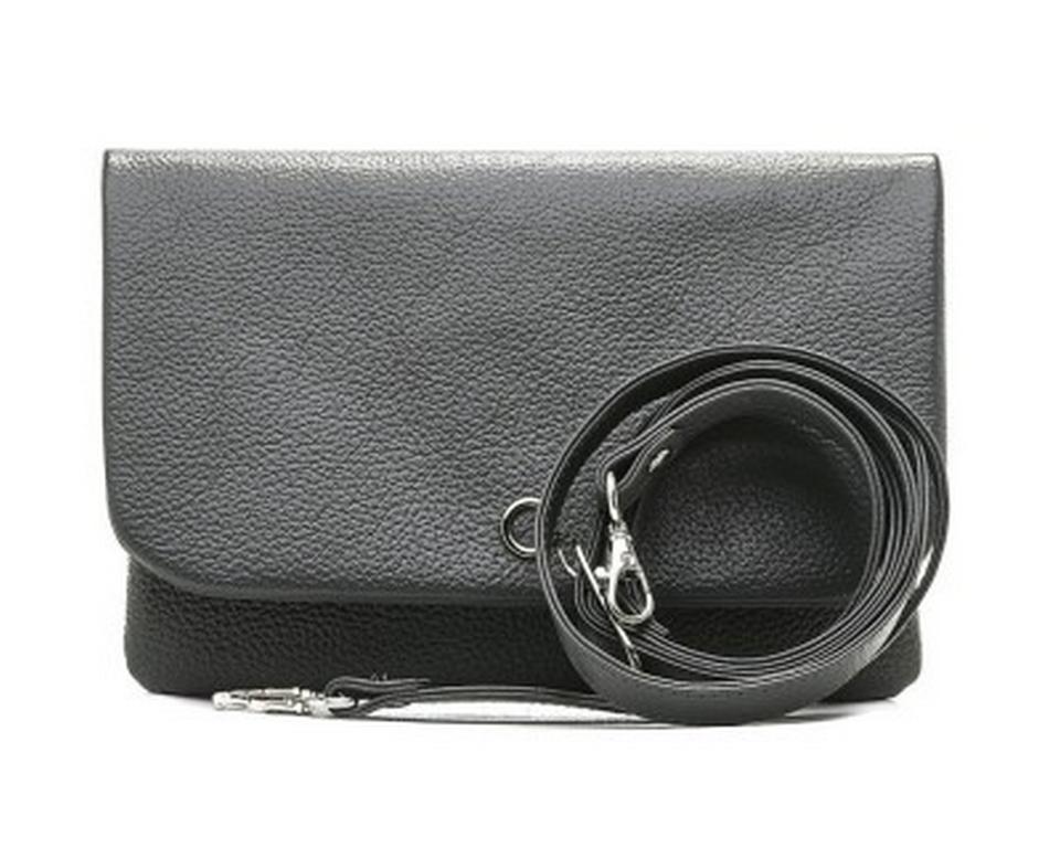 Сумка женская-клатч  D.Morelli , нат. кожа "Тефия" серая